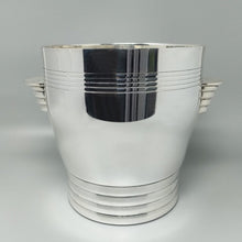Load image into Gallery viewer, 1930s Gorgeous Art Deco Ice Bucket by Vuillermet in Silver Plated. Made in France Madinteriorart by Maden
