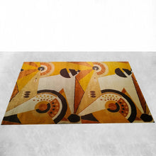 Load image into Gallery viewer, 1950s Extremely Rare Pair of French Constructivist Pure Wool Rugs / Tapestries Madinteriorart by Maden
