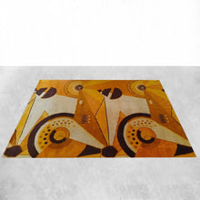 Load image into Gallery viewer, 1950s Extremely Rare Pair of French Constructivist Pure Wool Rugs / Tapestries Madinteriorart by Maden
