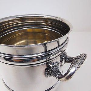 1950s Gorgeous Champagne or Ice Bucket by Christofle in Silver Plated. Made in France Madinteriorart by Maden