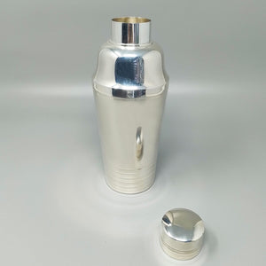 1950s Gorgeous Cocktail Shaker in Silver Plated. Made in France Madinteriorart by Maden