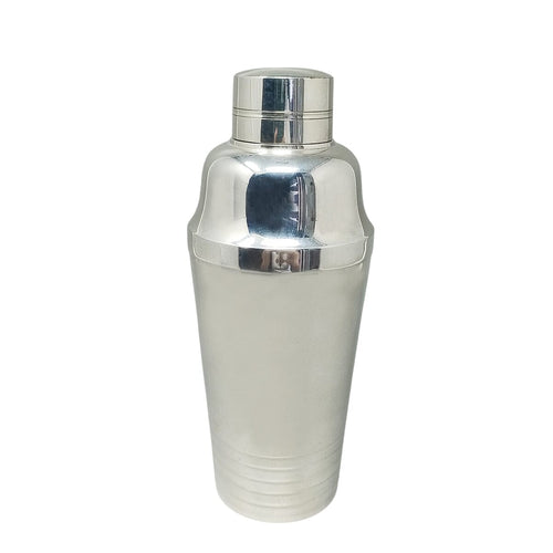 1950s Gorgeous Cocktail Shaker in Silver Plated. Made in France Madinteriorart by Maden