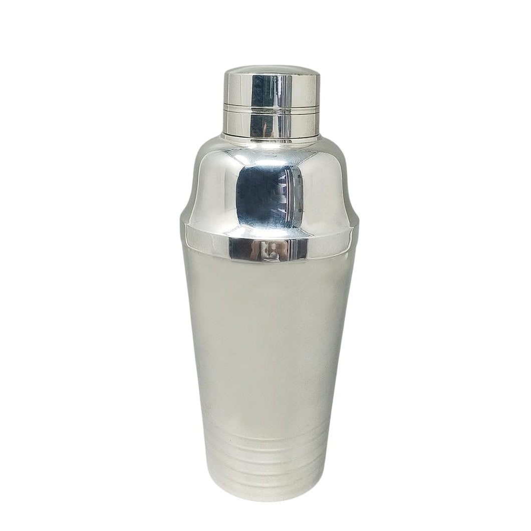 1950s Gorgeous Cocktail Shaker in Silver Plated. Made in France Madinteriorart by Maden