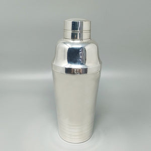 1950s Gorgeous Cocktail Shaker in Silver Plated. Made in France Madinteriorart by Maden