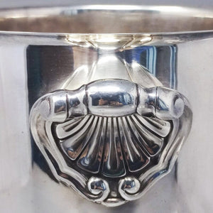 1950s Gorgeous Ice Bucket by Christofle in Silver Plated. Made in France Madinteriorart by Maden