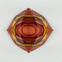 Load image into Gallery viewer, 1960s Gorgeous Amber and Yellow Ashtray or Catchall by Flavio Poli for Seguso. Made in Italy
