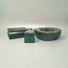Load image into Gallery viewer, 1960s Alabaster Green Smoking Set by Romano Bianchi, Handmade Madinteriorart by Maden
