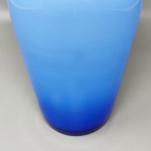 1960s Astonishing Blue Jackated Vase in Murano Glass. Made in Italy Madinteriorart by Maden