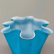 Load image into Gallery viewer, 1960s Astonishing &quot;Fazzoletto&quot; Vase By Ca&#39; Dei Vetrai in Murano Glass. Made in Italy Madinteriorart by Maden
