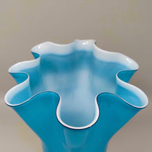 Load image into Gallery viewer, 1960s Astonishing &quot;Fazzoletto&quot; Vase By Ca&#39; Dei Vetrai in Murano Glass. Made in Italy Madinteriorart by Maden
