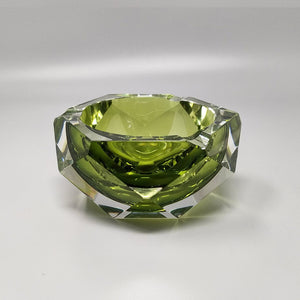 1960s Astonishing Green Ashtray or Catch-All By Flavio Poli for Seguso Madinteriorart by Maden