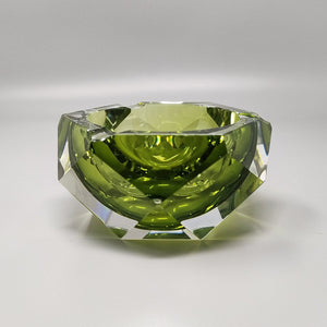 1960s Astonishing Green Ashtray or Catch-All By Flavio Poli for Seguso Madinteriorart by Maden