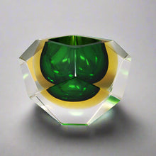 Load image into Gallery viewer, 1960s Astonishing Green Murano Ashtray or Bowl By Flavio Poli for Seguso. Made in Italy Madinteriorart by Maden
