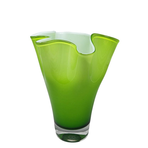 1960s Astonishing Green Vase 