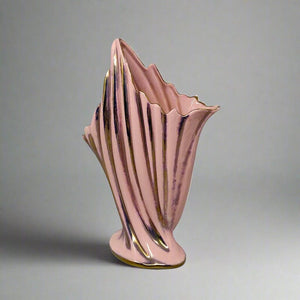 1960s Astonishing Pink and Gold Vase by SICAS Limited Edition. Made In Italy Madinteriorartshop by Maden