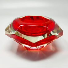 Load image into Gallery viewer, 1960s Astonishing Red Ashtray or Vide Poche By Flavio Poli for Seguso Madinteriorart by Maden
