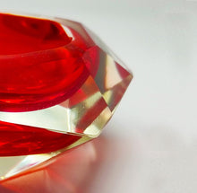 Load image into Gallery viewer, 1960s Astonishing Red Ashtray or Vide Poche By Flavio Poli for Seguso Madinteriorart by Maden
