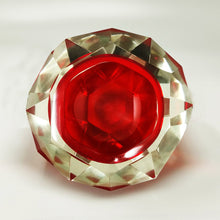 Load image into Gallery viewer, 1960s Astonishing Red Ashtray or Vide Poche By Flavio Poli for Seguso Madinteriorart by Maden
