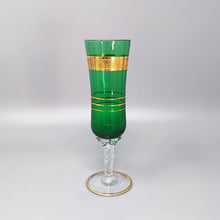 Load image into Gallery viewer, 1960s Astonishing Set of Six Glasses in Murano Glass. Made in Italy Madinteriorart by Maden
