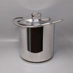 1960s Astonishing Silver Plated Ice Bucket by Sheratonn. Made in Italy. Madinteriorart by Maden