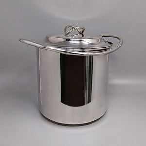 1960s Astonishing Silver Plated Ice Bucket by Sheratonn. Made in Italy. Madinteriorart by Maden