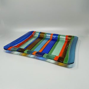 1960s Astonishing Tray By Dogi in Murano Glass. Made in Italy Madinteriorart by Maden