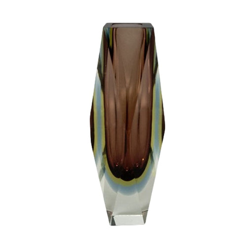1960s Astonishing Vase in Murano Glass By Flavio Poli for Seguso. Made in Italy Madinteriorart by Maden