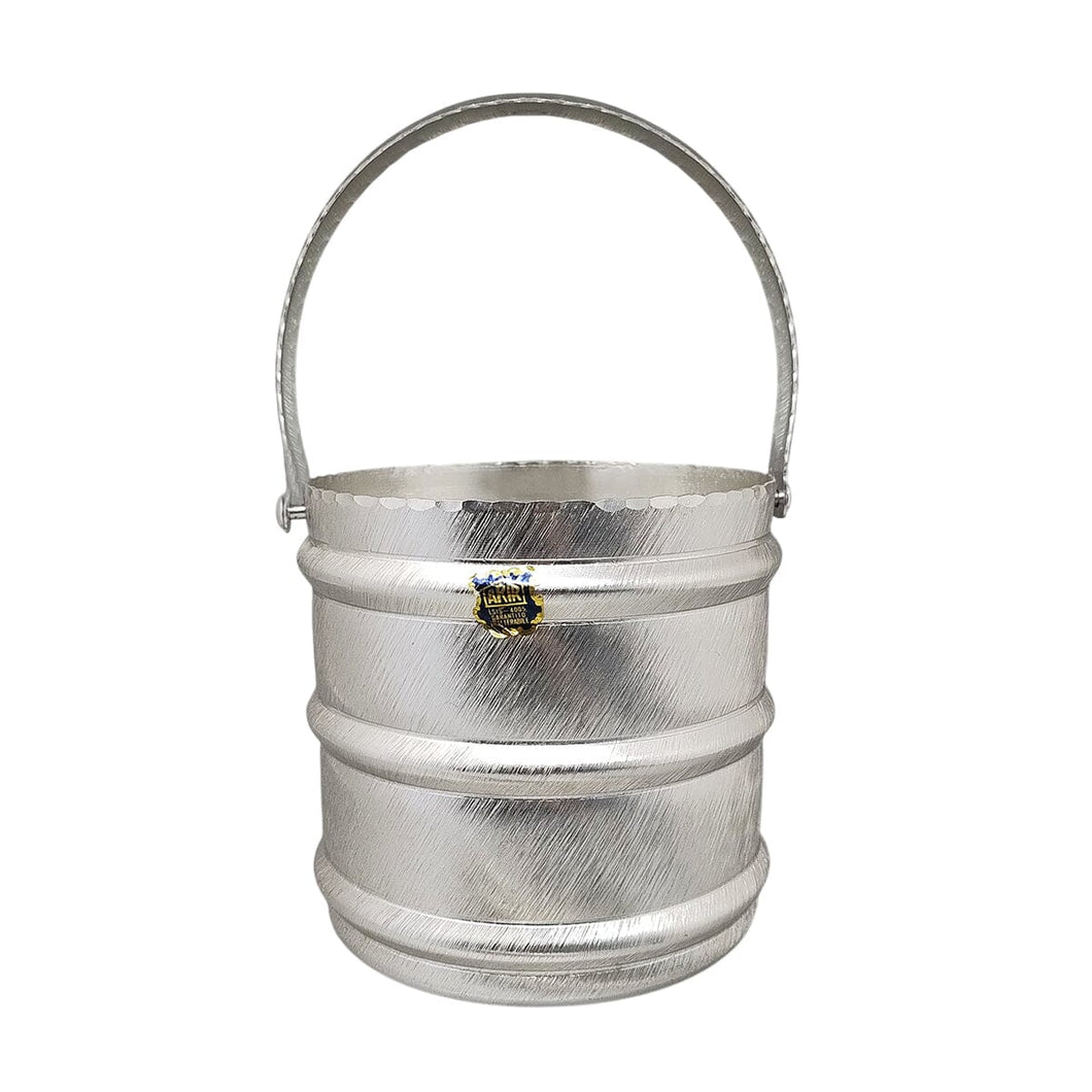 1960s Elegant Champagne Ice Bucket by Arir in Aluminium. Made in Italy Madinteriorart by Maden