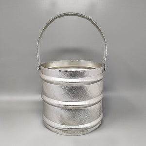 1960s Elegant Champagne Ice Bucket by Arir in Aluminium. Made in Italy Madinteriorart by Maden