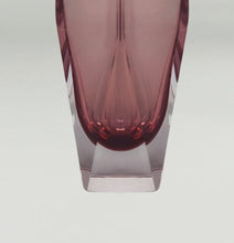 Load image into Gallery viewer, 1960s Flavio Poli for Seguso Sommerso Murano Glass Vase. Made in italy Madinteriorart by Maden
