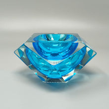 Load image into Gallery viewer, 1960s Gogeous Blue Ashtray or Catchall by Flavio Poli for Seguso. Made in Italy Madinteriorart by Maden
