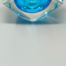 Load image into Gallery viewer, 1960s Gogeous Blue Ashtray or Catchall by Flavio Poli for Seguso. Made in Italy Madinteriorart by Maden
