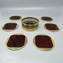 Load image into Gallery viewer, 1960s Gorgeous cocktail set by E. Orefice in lucite and brass. Made In Italy Madinteriorart by Maden
