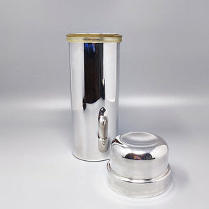 1960s Gorgeous Cocktail Shaker in Silver Plated by P.M. Made in Italy Madinteriorart by Maden