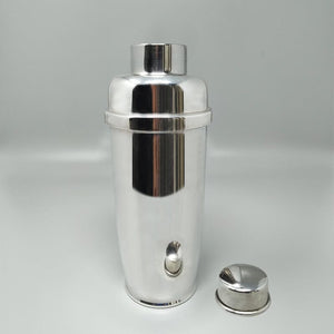 1960s Gorgeous Cocktail Shaker Silver Plated by Zanetta. Made in Italy Madinteriorart by Maden