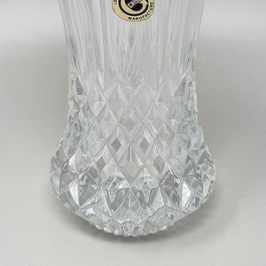 1960s Gorgeous Cut Crystal Cocktail Shaker Decorated With Red Corals. Made in Italy Madinteriorart by Maden