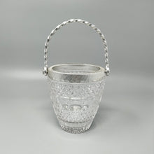 Load image into Gallery viewer, 1960s Gorgeous Cut Crystal Cocktail Shaker with Ice Bucket by Arir. Made in Italy. Madinteriorart by Maden
