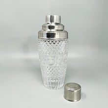 Load image into Gallery viewer, 1960s Gorgeous Cut Crystal Cocktail Shaker with Ice Bucket Made in Italy Madinteriorart by Maden
