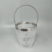 Load image into Gallery viewer, 1960s Gorgeous Cut Crystal Cocktail Shaker with Ice Bucket Made in Italy Madinteriorart by Maden
