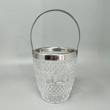 Load image into Gallery viewer, 1960s Gorgeous Cut Crystal Cocktail Shaker with Ice Bucket Made in Italy Madinteriorart by Maden
