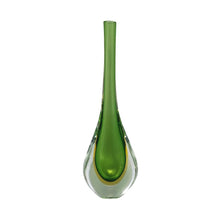 Load image into Gallery viewer, 1960s Gorgeous Green and Yellow Vase By Flavio Poli Madinteriorart by Maden
