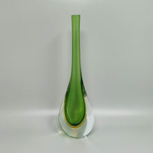 Load image into Gallery viewer, 1960s Gorgeous Green and Yellow Vase By Flavio Poli Madinteriorart by Maden
