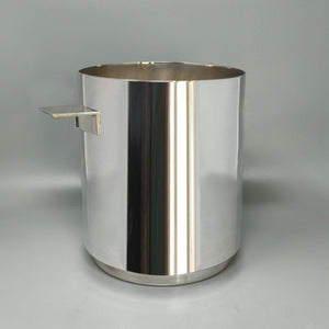 1960s Gorgeous Ice Bucket by Lino Sabattini for Christofle in Silver Plated. Made in Italy Madinteriorart by Maden