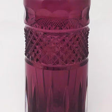 Load image into Gallery viewer, 1960s Gorgeous Purple Bohemian Cut Glass Cocktail Shaker. Made in Italy Madinteriorart by Maden
