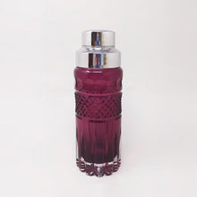 Load image into Gallery viewer, 1960s Gorgeous Purple Bohemian Cut Glass Cocktail Shaker. Made in Italy Madinteriorart by Maden
