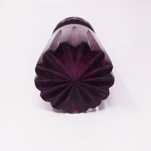 Load image into Gallery viewer, 1960s Gorgeous Purple Bohemian Cut Glass Cocktail Shaker. Made in Italy Madinteriorart by Maden
