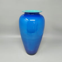 Load image into Gallery viewer, 1960s Luxury Handrafted Blue Vase in Murano Glass by Ca Dei Vetrai. Made in Italy Madinteriorart by Maden
