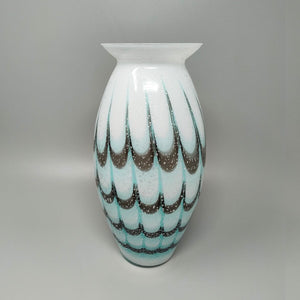 1960s Luxury Handrafted Vase in Murano Glass. Made in Italy Madinteriorart by Maden