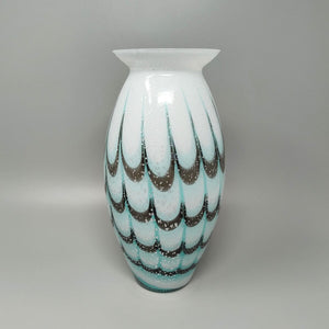 1960s Luxury Handrafted Vase in Murano Glass. Made in Italy Madinteriorart by Maden