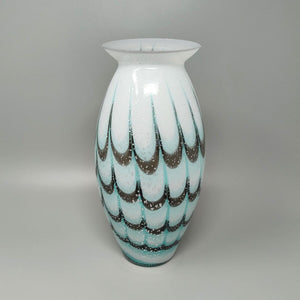 1960s Luxury Handrafted Vase in Murano Glass. Made in Italy Madinteriorart by Maden